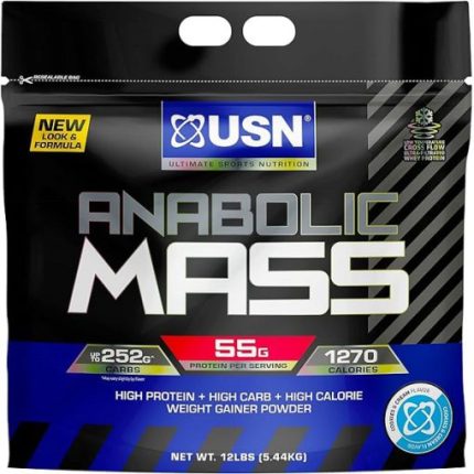 مس گینر آنابولیک یو اس ان 5.44 کیلوگرم USN Anabolic Mass Gainer – 12 lbs