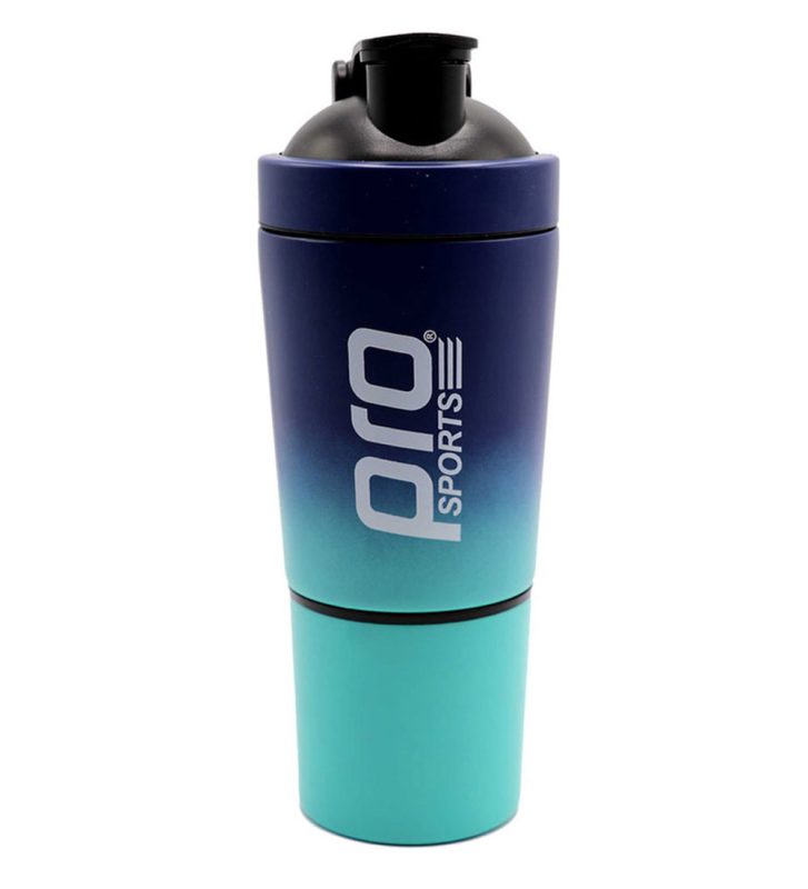 شِیکر استیل دوتیکه Pro Sports مدل Gradient  ظرفیت 600ml + جای مکمل