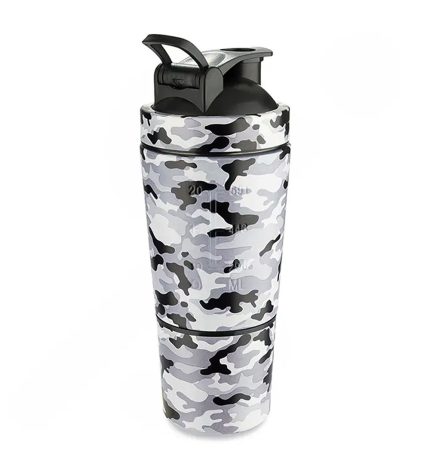 شیکر استیل با طرح ارتشی  Shake Army Style – 600ml