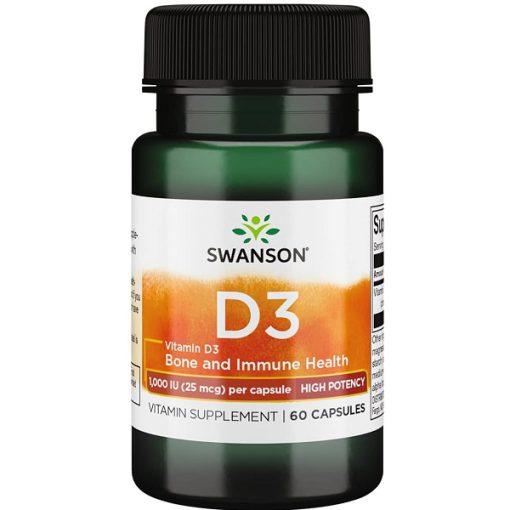 ویتامین دی سوانسون 60 عدد SWANSON Vitamin D3