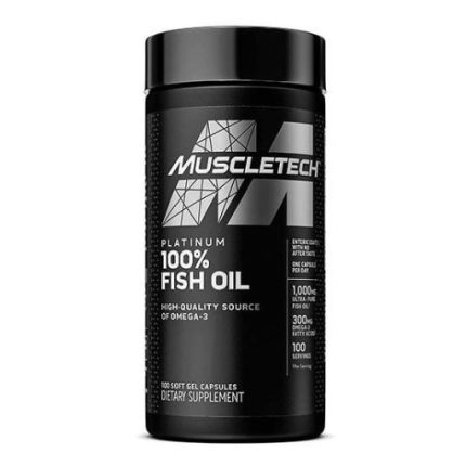 مکمل روغن ماهی پلاتینیوم ماسل‌تک 100 عددی Muscletech Platinum Fish Oil