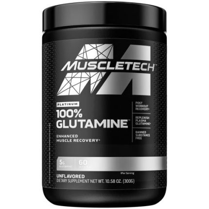 گلوتامین پلاتینیوم ماسل‌تک ۳۰۰ گرم Muscletech Platinum Glutamine