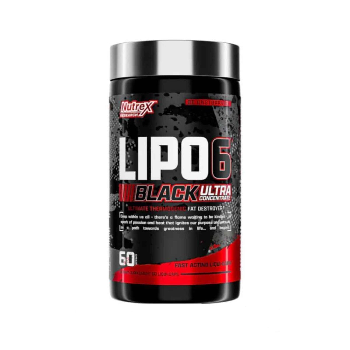لیپو سیکس بلک ناترکس 120 عددی Nutrex Lipo-6 Black Fat Burner